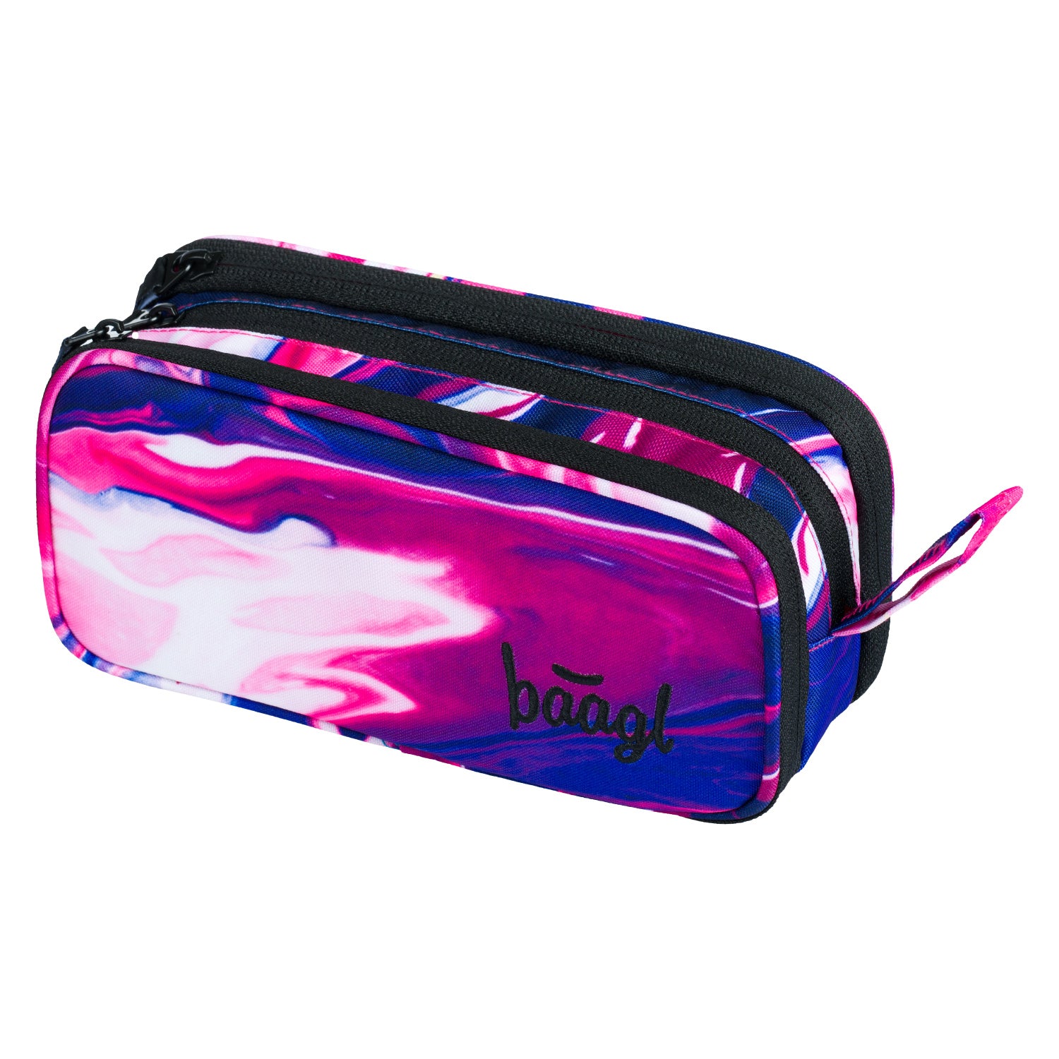 baagl-plum-trousse-tudiante-3-compartiments-prune image 1