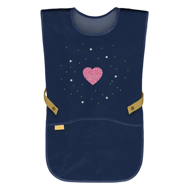 baagl-unicorn-gold-tablier-enfant-cole-2-poches image 1