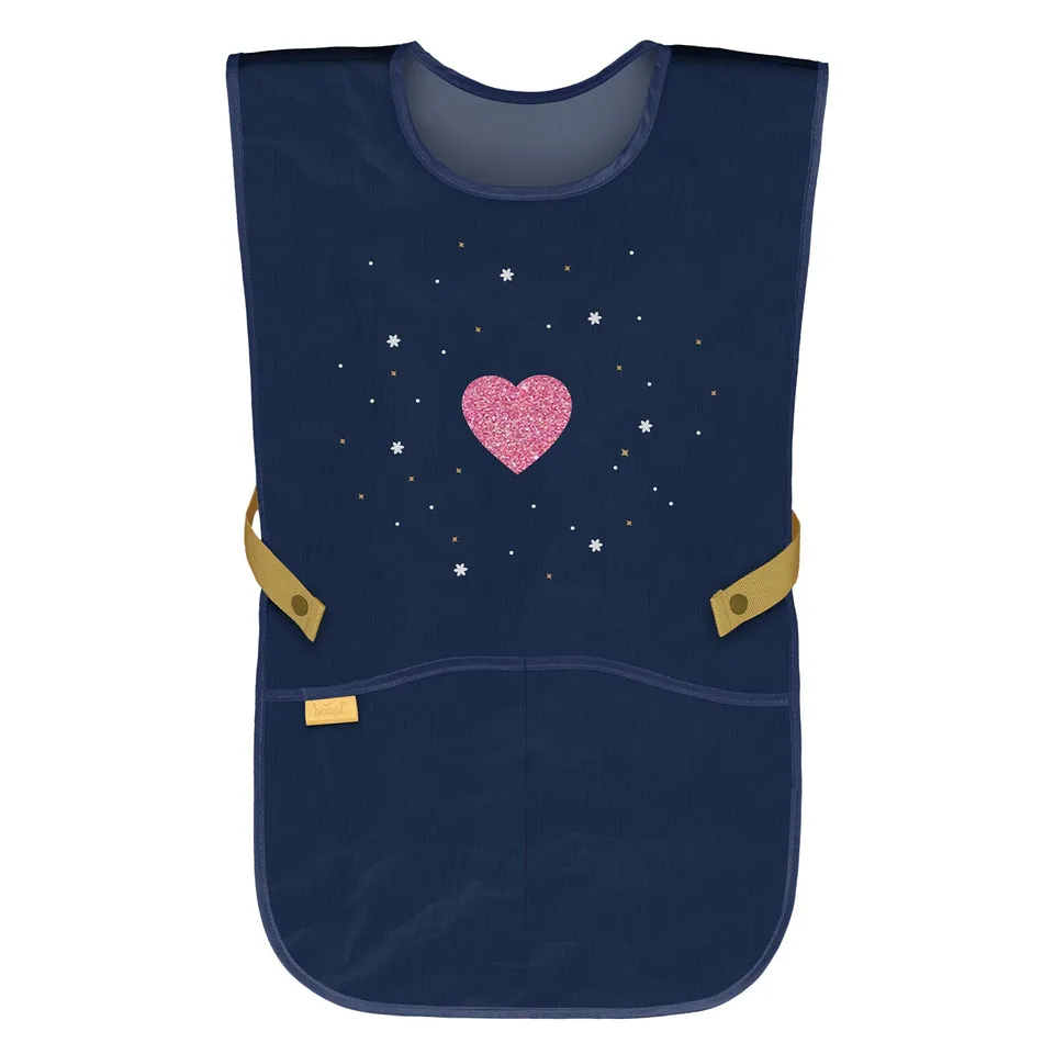 baagl-unicorn-gold-tablier-enfant-cole-2-poches image 1