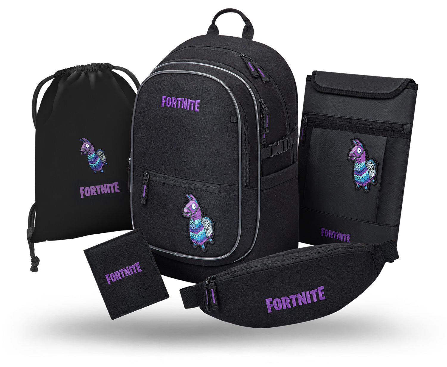 baagl-core-fortnite-llama-ii-set-scolaire-3-pi-ces image 1