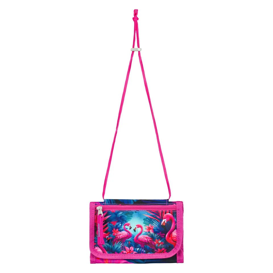baagl-flamingos-portefeuille-enfant-scratch-lani-re image 1