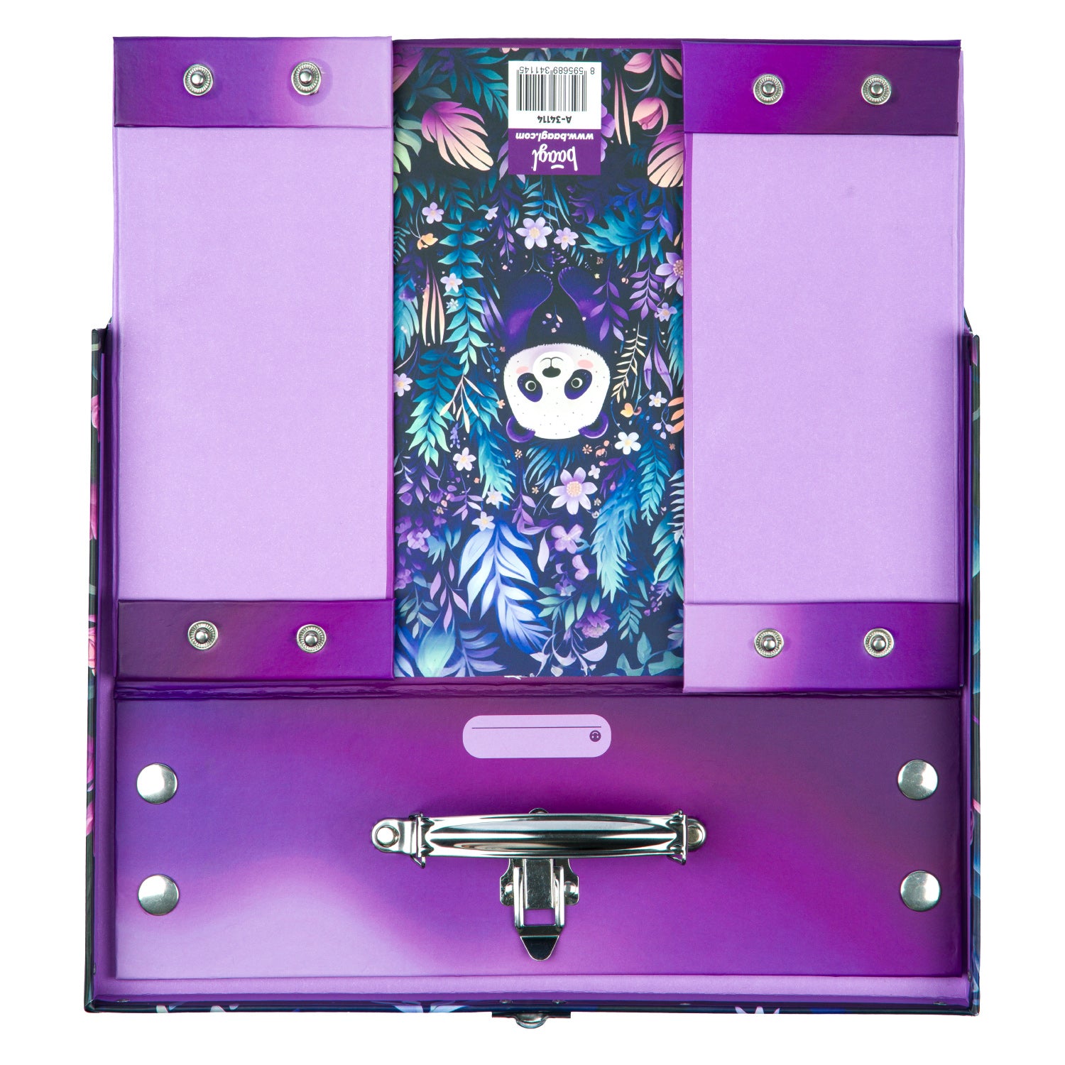 baagl-jungle-panda-mallette-scolaire-pliable-enfant image 4