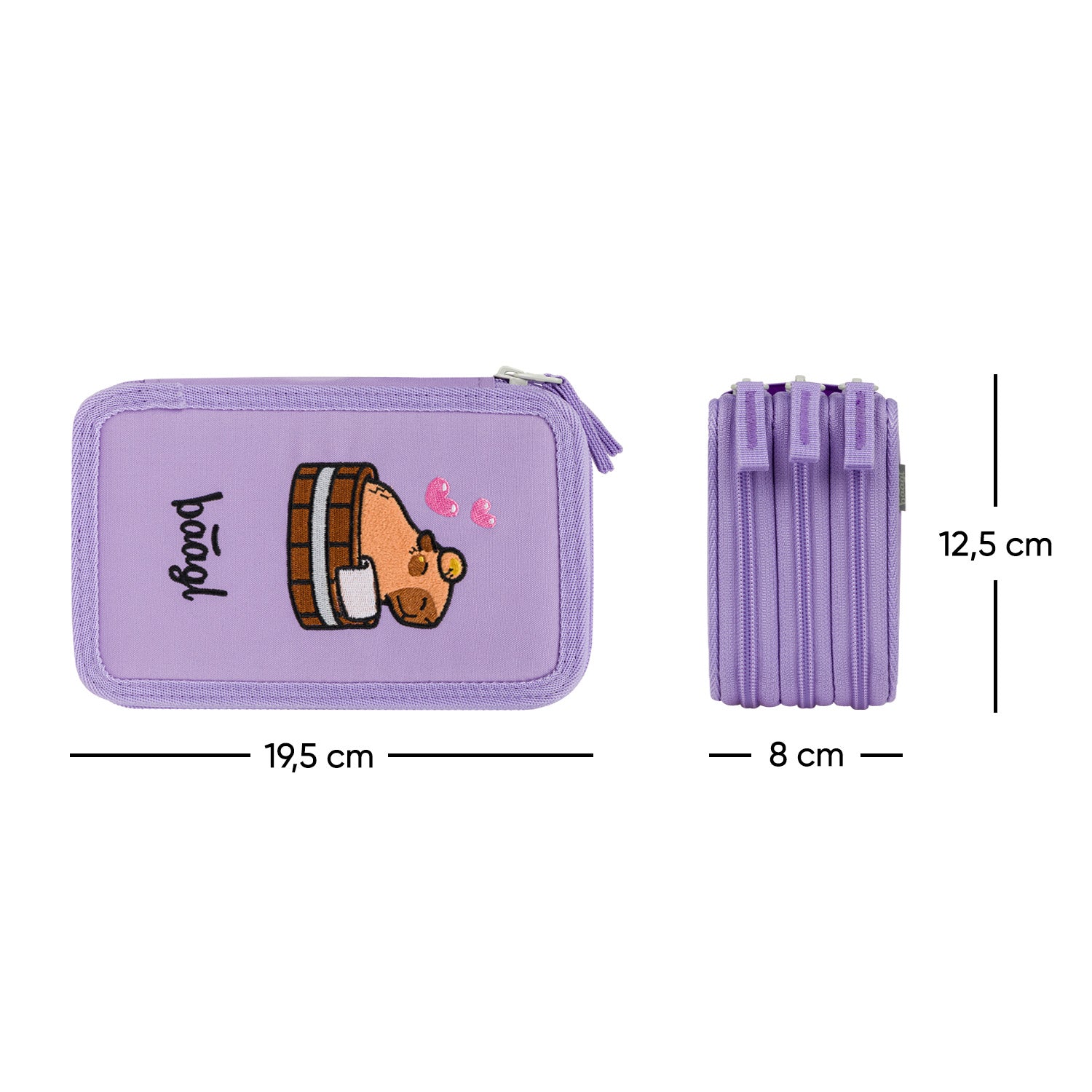 baagl-capybara-trousse-3-compartiments-vide-fille image 6