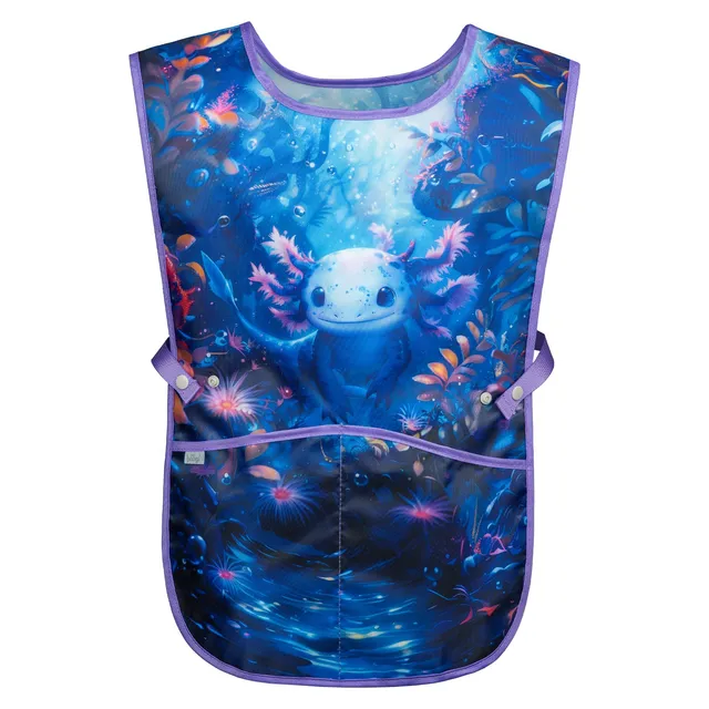 baagl-axolotl-tablier-enfant-lavable-poches image 1