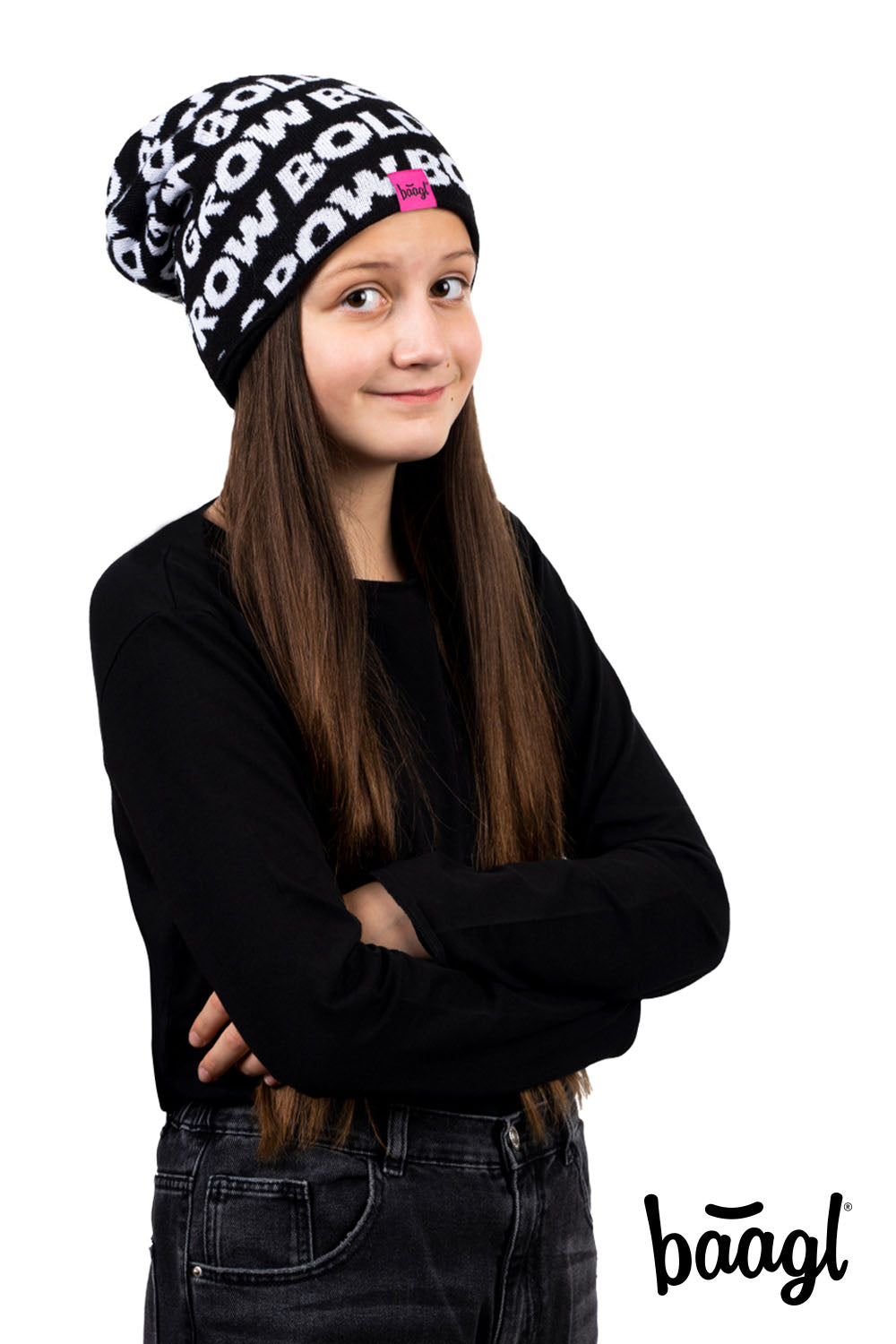 baagl-bonnet-rose-ado-adulte-tour-55-60-cm image 4