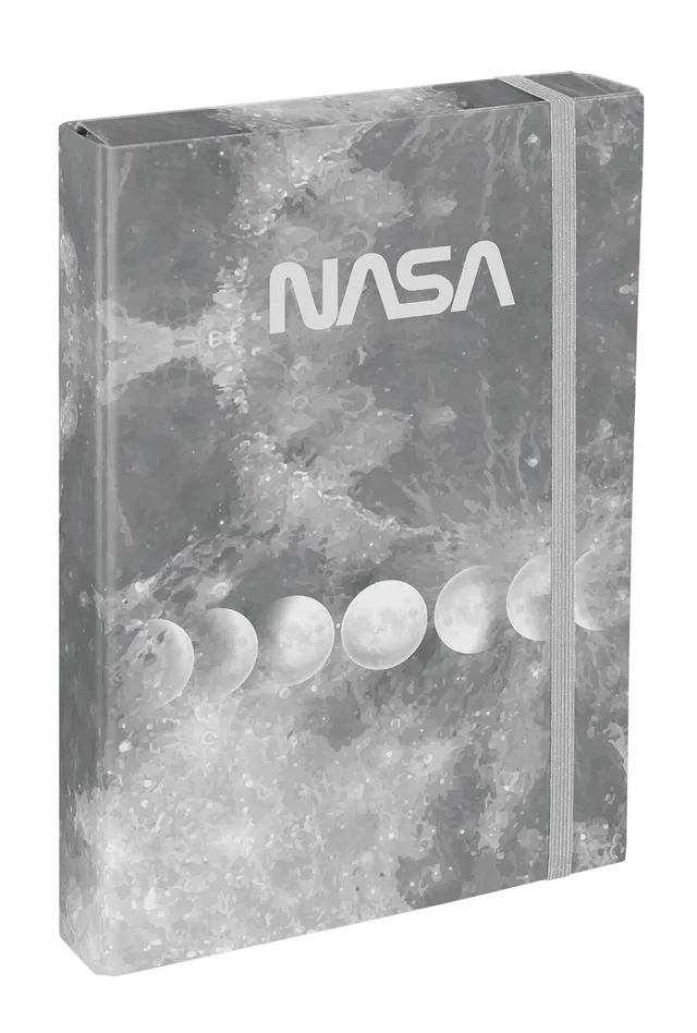 baagl-jumbo-chemise-a4-nasa-grey-lastique image 1