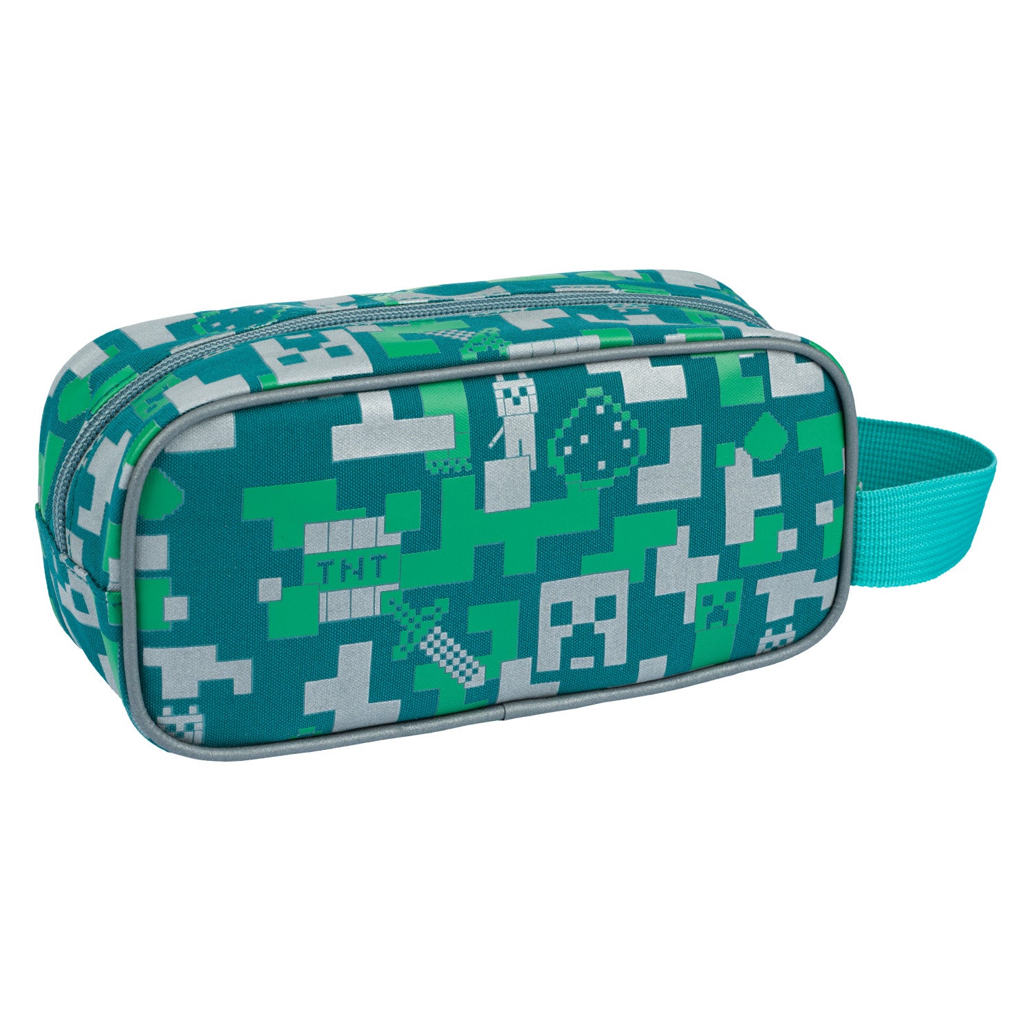 baagl-minecraft-trousse-silver-creeper-1-compartiment image 2