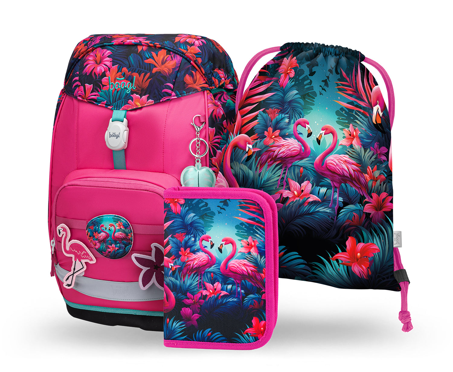 baagl-airy-plus-flamingos-kit-scolaire-cp-r-glable image 1
