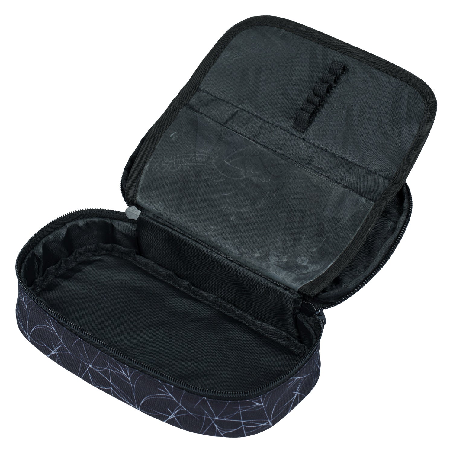 baagl-wednesday-nevermore-trousse-scolaire-vide-fermetures-ykk image 2