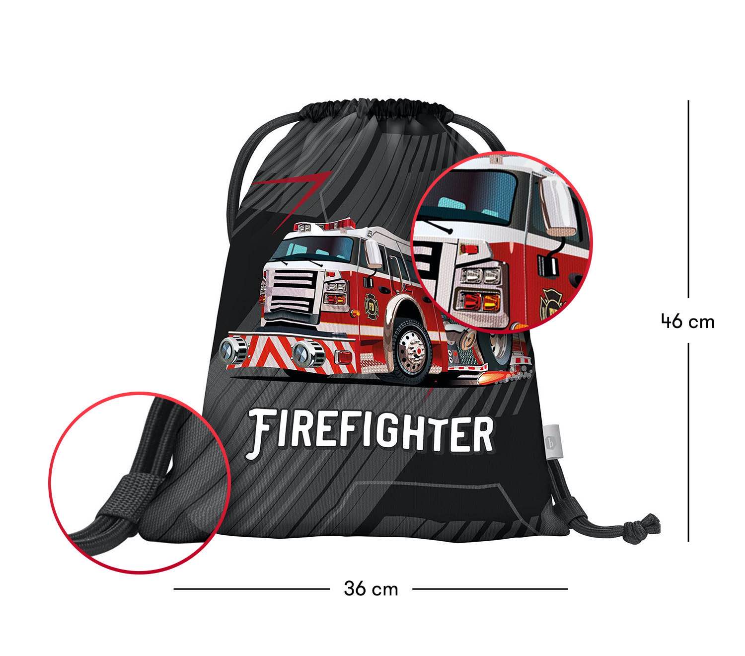 baagl-firefighters-sac-gym-pompiers-lavable image 3