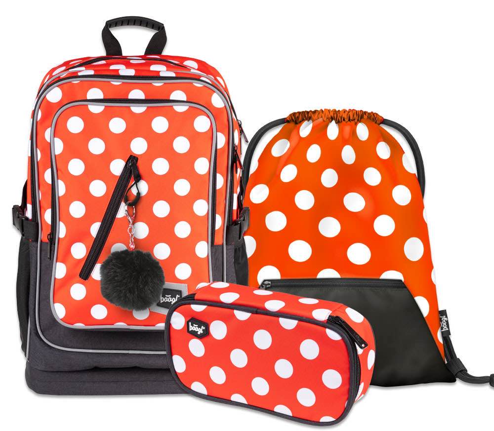 baagl-school-sets-set-cubic-dots-sac-29l-trousse-gym image 1