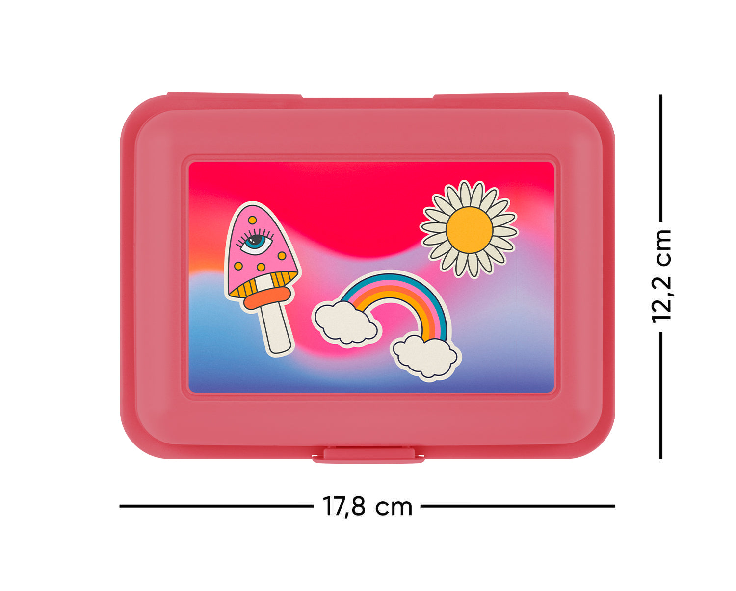 baagl-lunch-boxes-rainbow-red-bo-te-go-ter-rose image 2