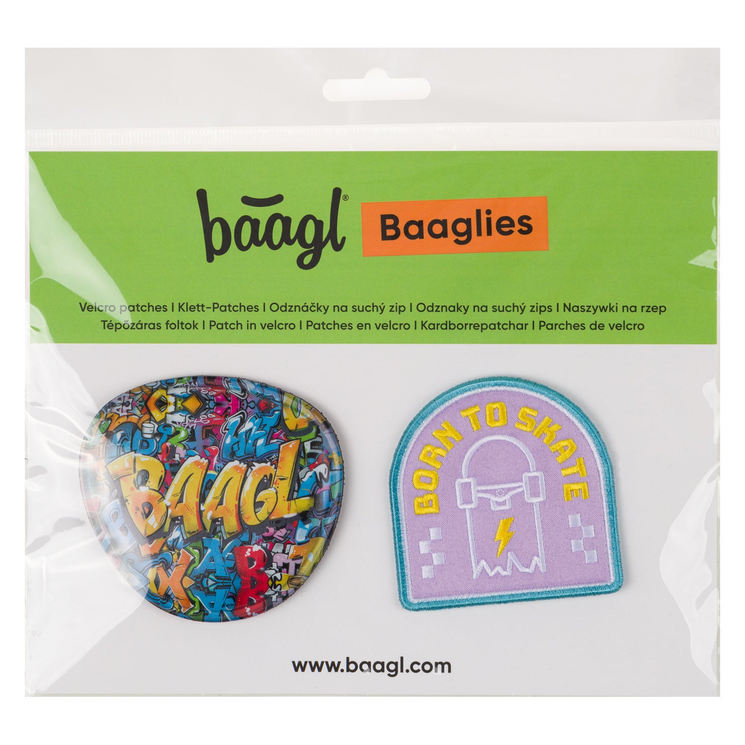 baagl-skate-park-wall-patchs-velcro-2-pcs image 4
