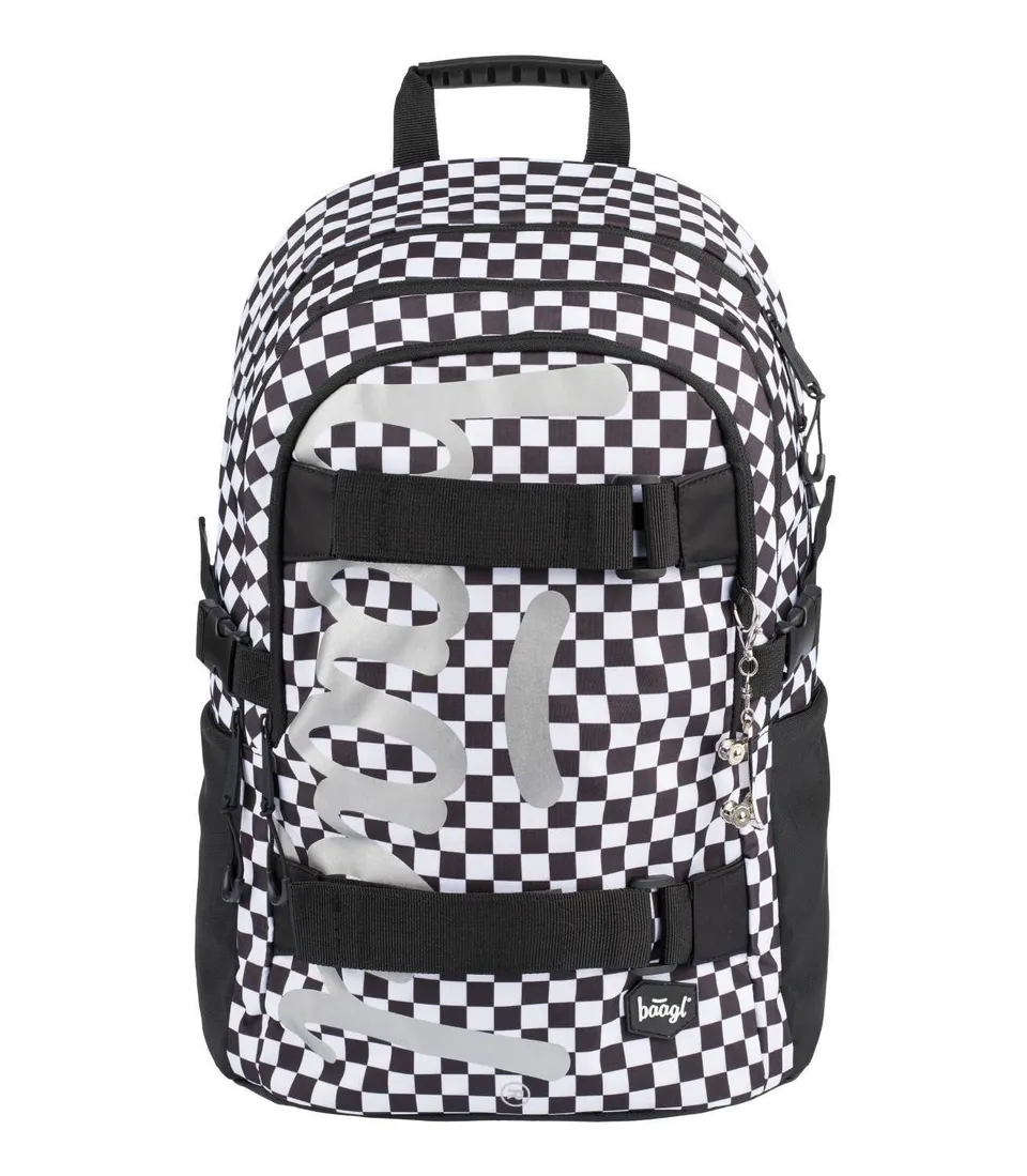 baagl-skate-checked-sac-dos-scolaire-carreaux-25-l image 1