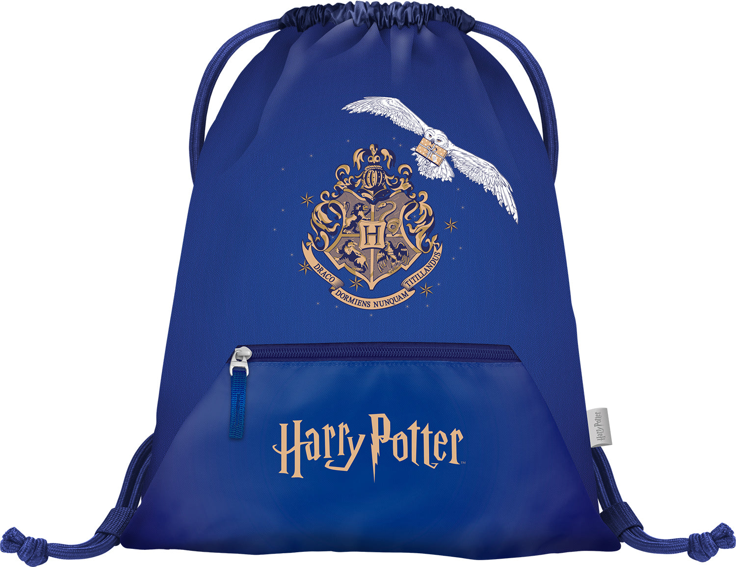 baagl-harry-potter-hogwarts-hedwig-sac-de-gym-poche-zipp-e image 1