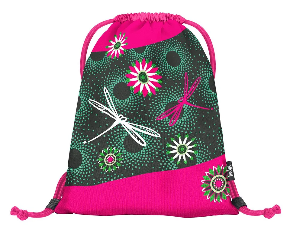 baagl-gym-sacks-flowers-sac-de-gym-fleurs-lavable image 1