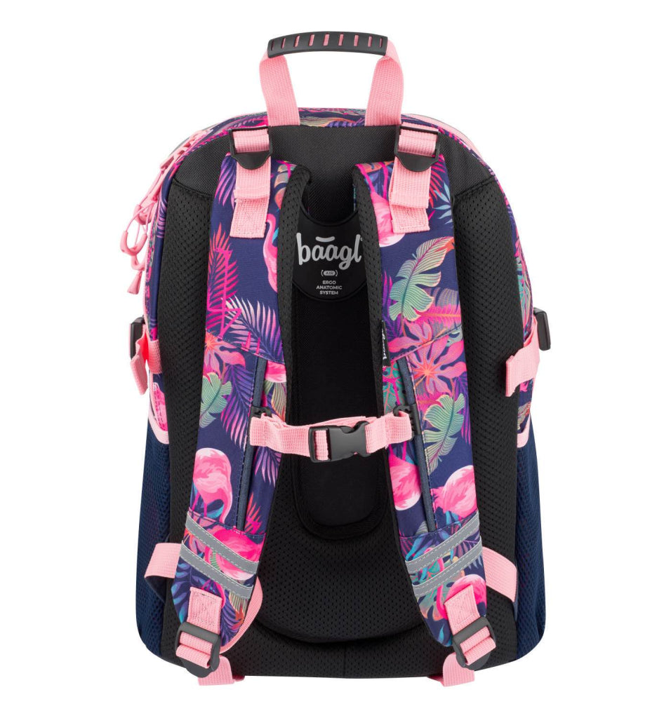 baagl-core-flamingo-set-scolaire-cartable-fille image 4