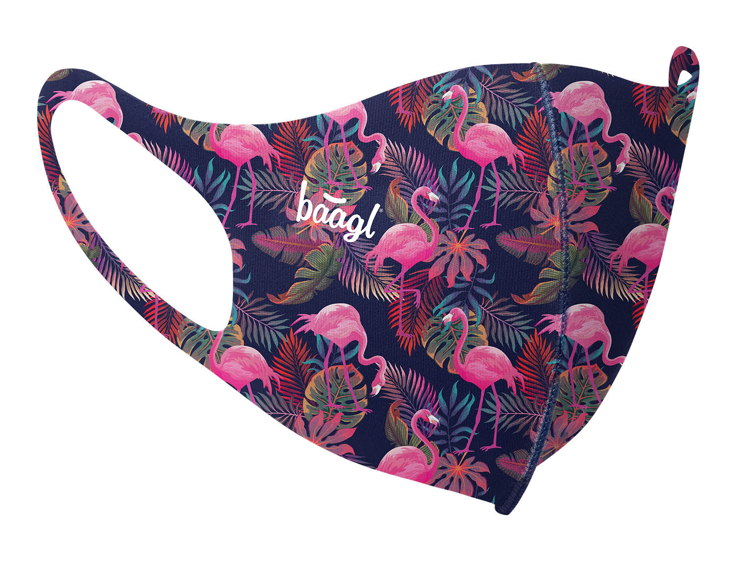 baagl-flamingo-masque-tissu-adulte-lavable-flamant image 1