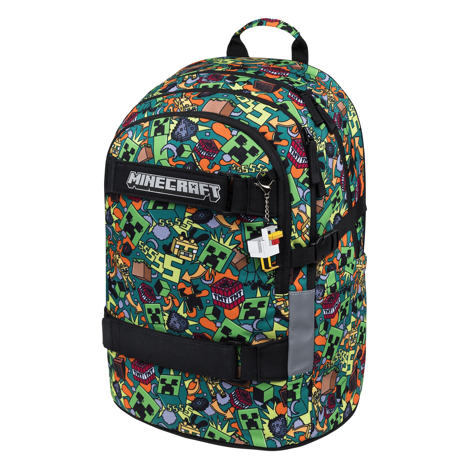 baagl-skate-minecraft-chaos-sac-dos-scolaire-15-pouces image 2