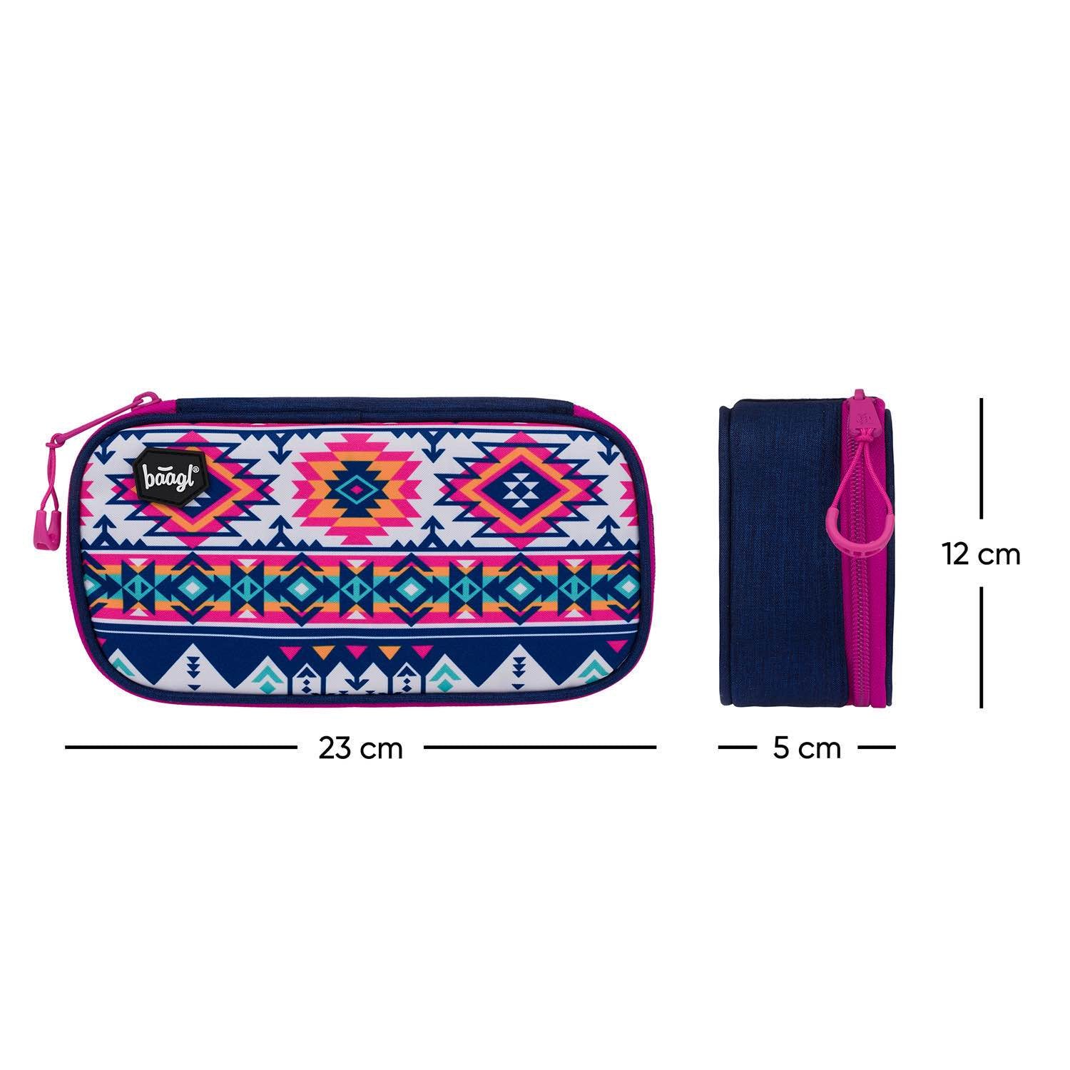 baagl-boho-trousse-scolaire-fille-rigide-vide image 4