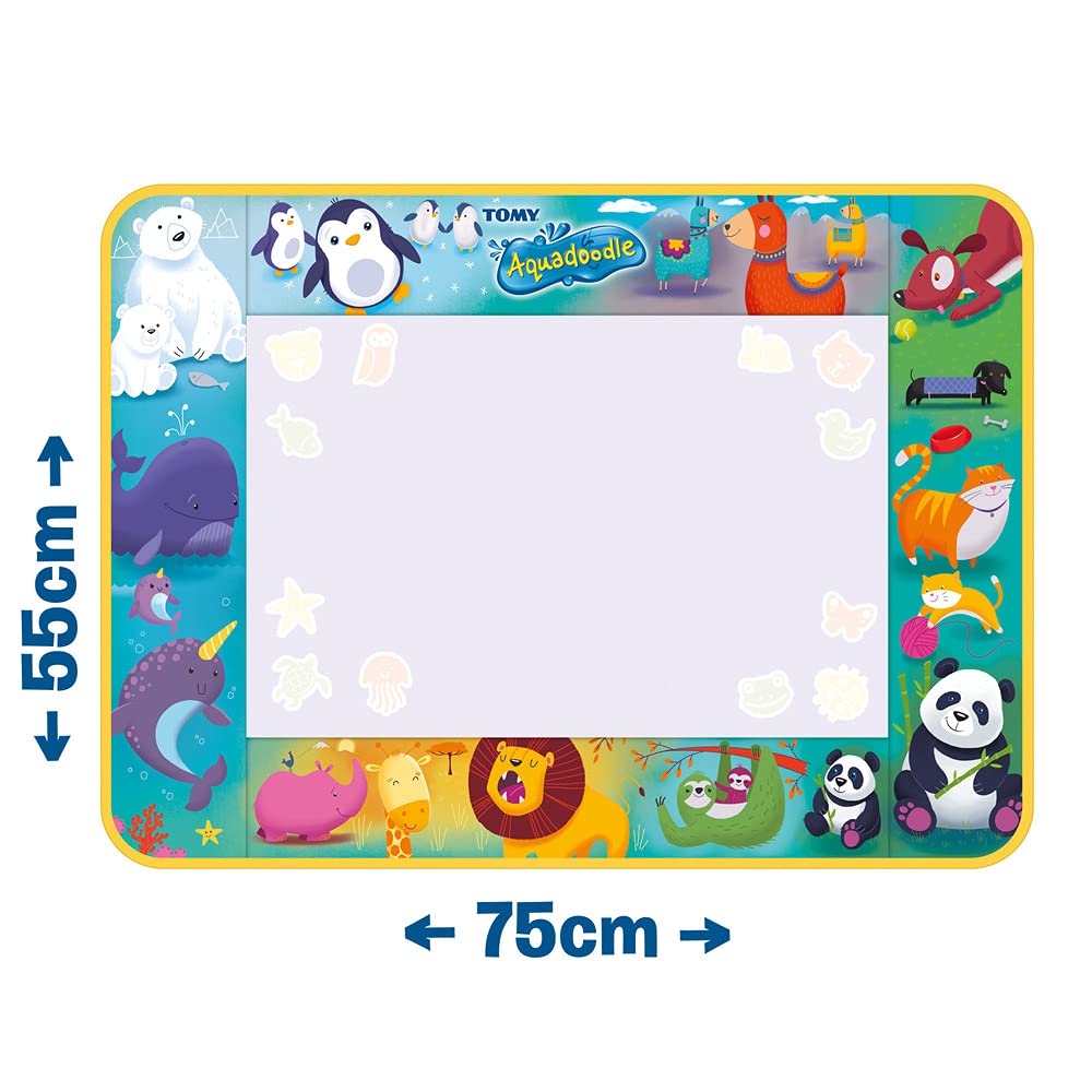 aquadoodle-large-mat-tapis-jeu-eau-animaux-75x55-cm-18-mois image 4