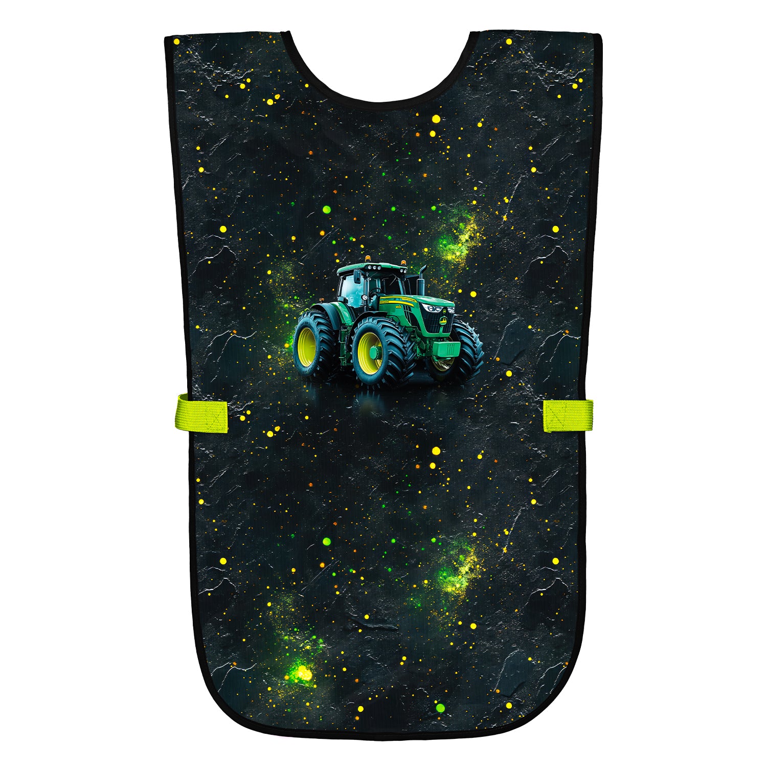 baagl-tractor-tablier-enfant-tracteur-lavable-poches image 2