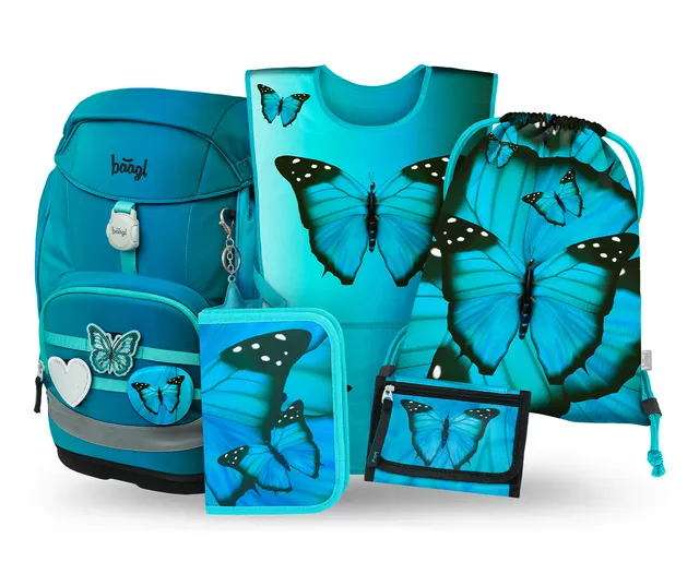 baagl-airy-plus-butterfly-ii-cartable-fille-ensemble-cp image 1