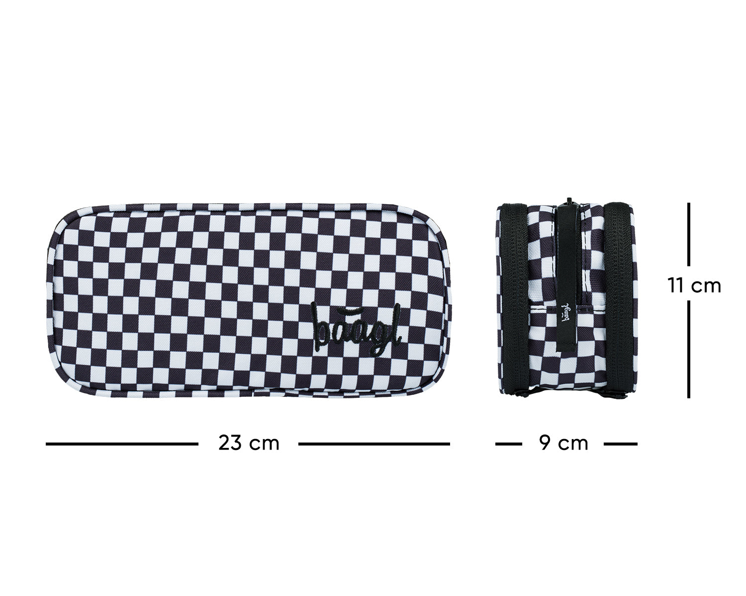 baagl-student-checked-trousse-3-compartiments-carreaux image 7