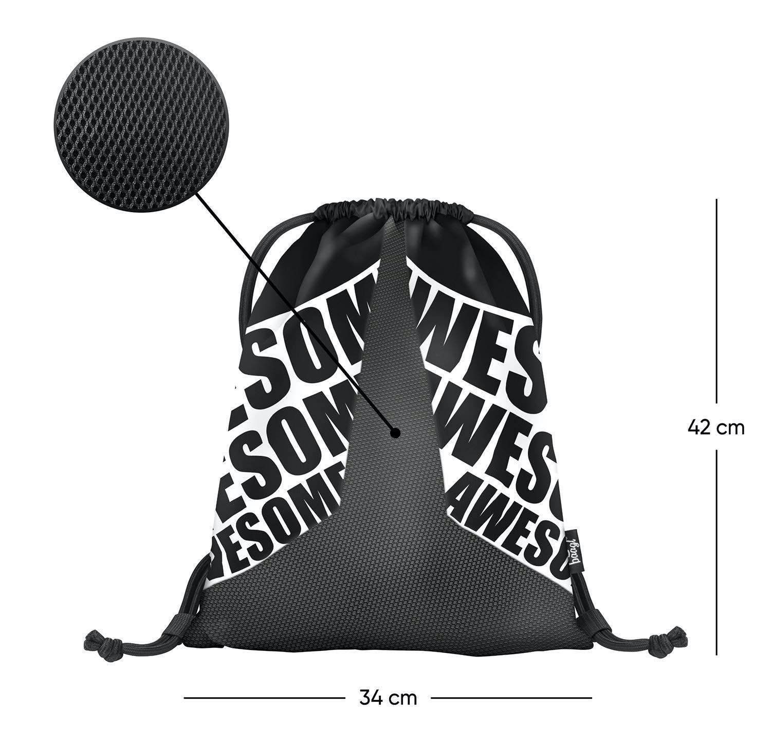 baagl-gym-sacks-sac-de-sport-awesome-filet-lavable image 2