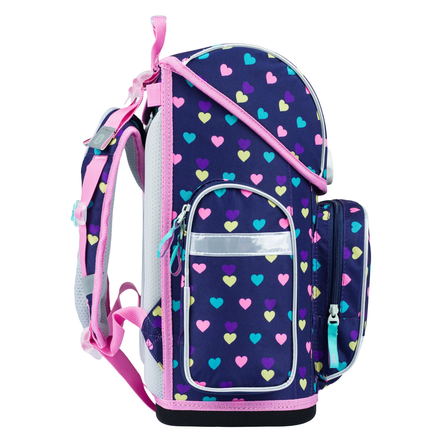 baagl-ergo-pink-hearts-cartable-rose-19-l-ergonomique image 3