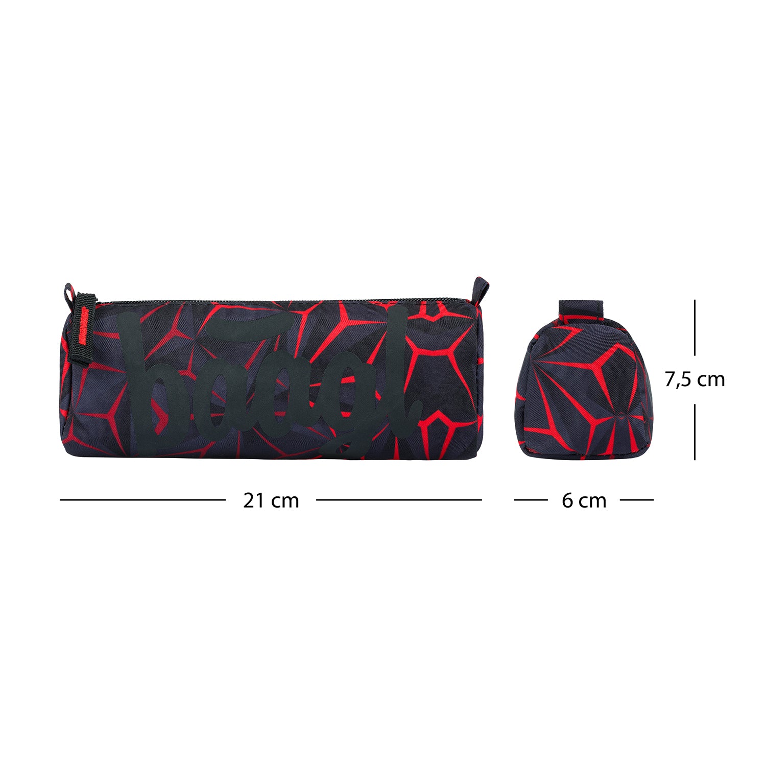 baagl-red-polygon-trousse-scolaire-recycl-e image 5