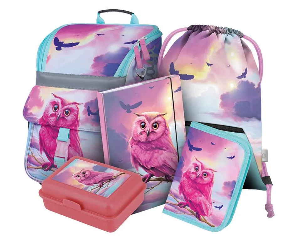 baagl-zippy-owl-ii-cartable-rigide-cp-18-l-3-pi-ces image 1