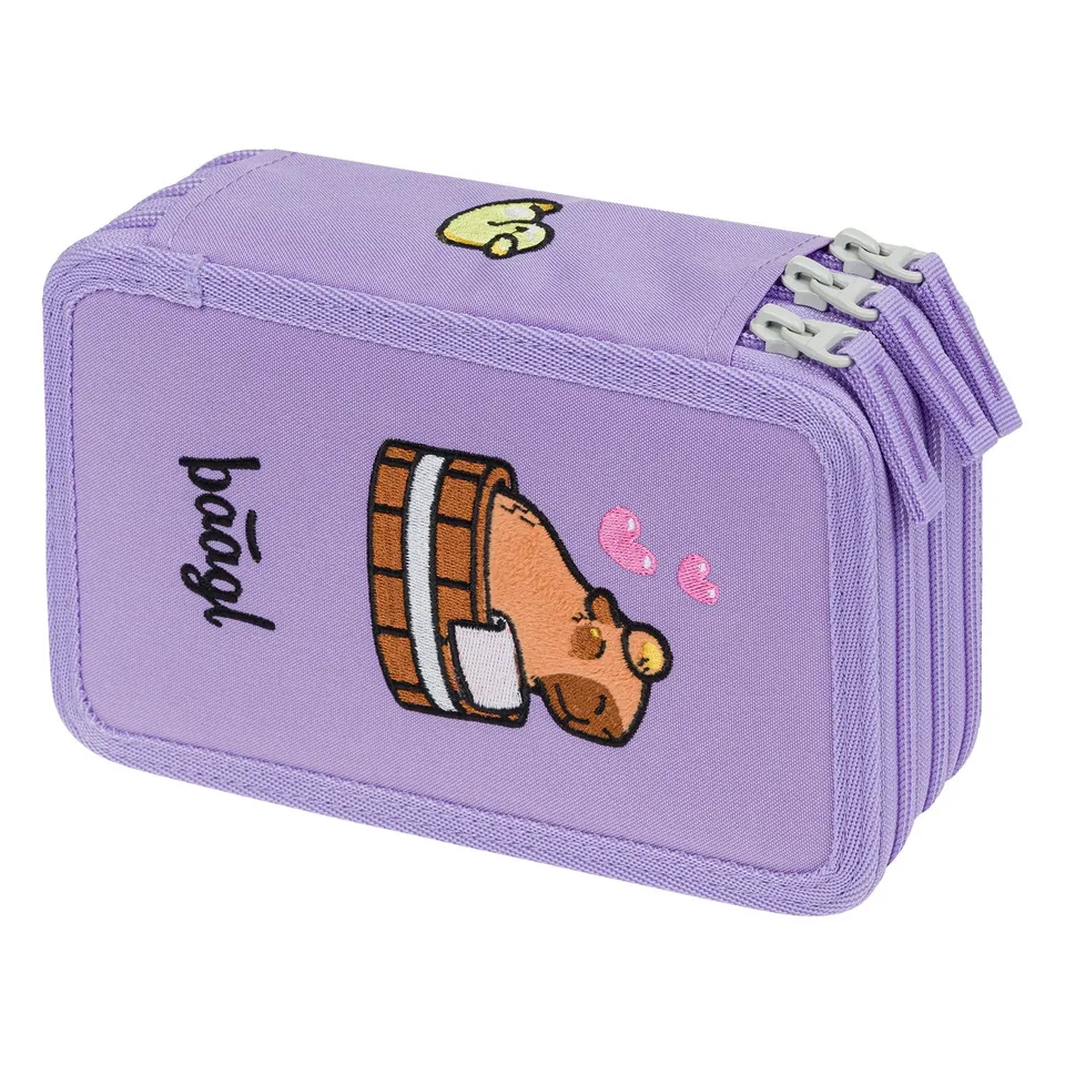 baagl-capybara-trousse-3-compartiments-vide-fille image 1