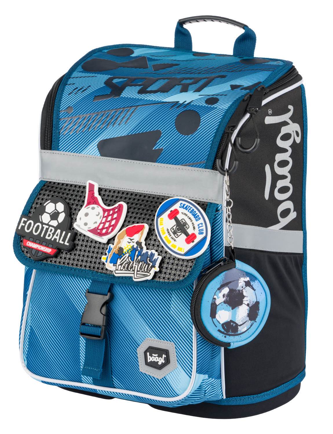 baagl-zippy-sport-cartable-scolaire-gar-on-18-l-trousse-sac image 3