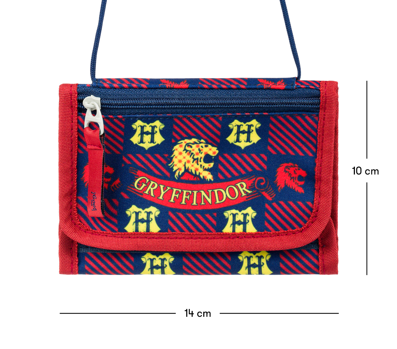 baagl-harry-potter-gryffondor-portefeuille-enfant-velcro-cordon image 4