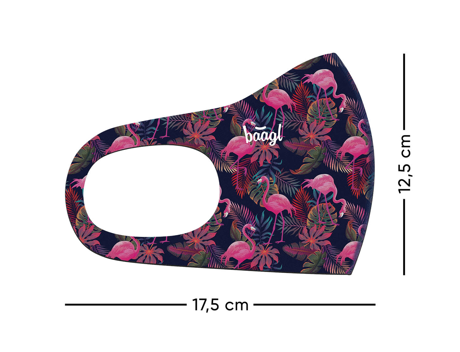 baagl-flamingo-masque-tissu-adulte-lavable-flamant image 2