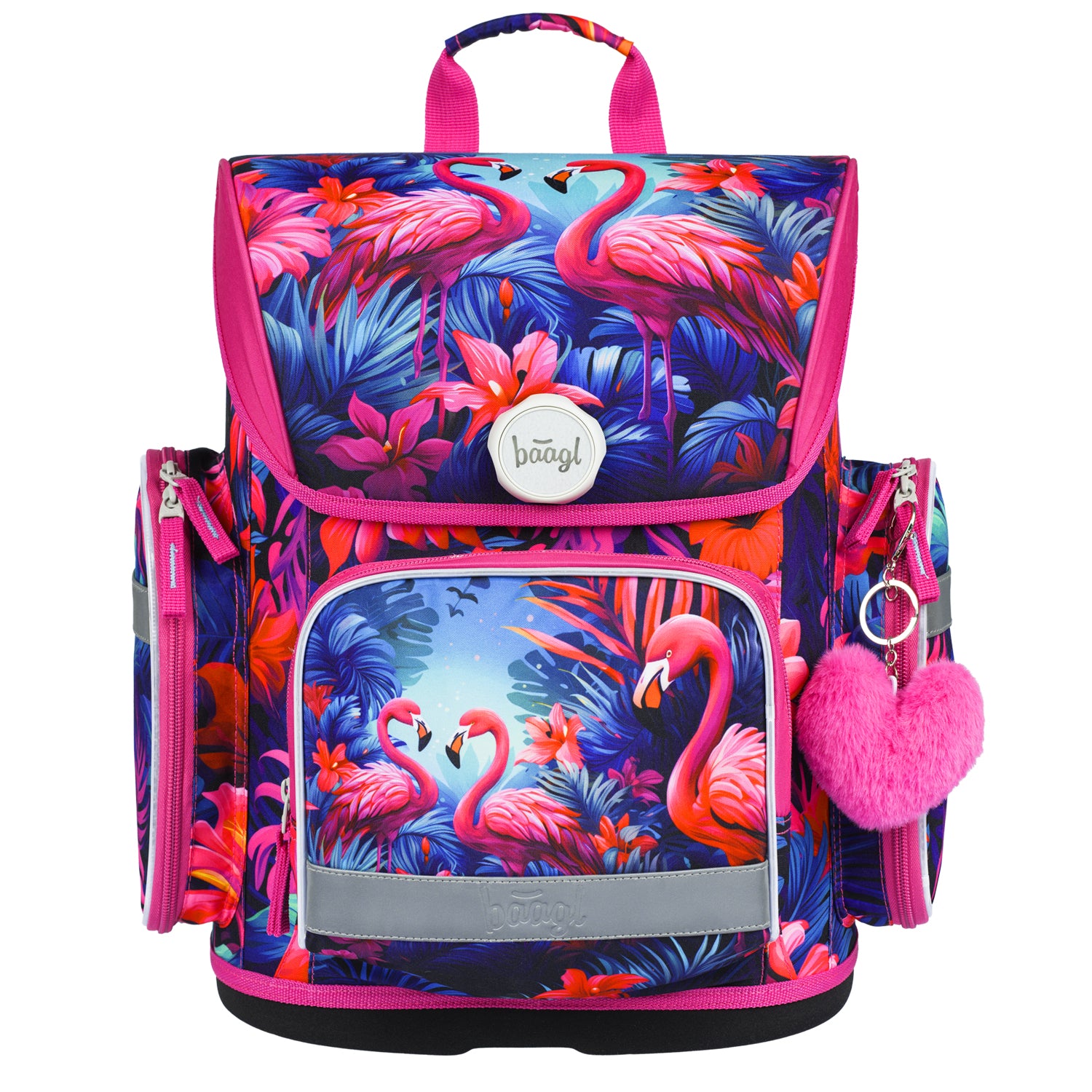 baagl-ergo-flamingos-cartable-19-l-flamants-roses image 1