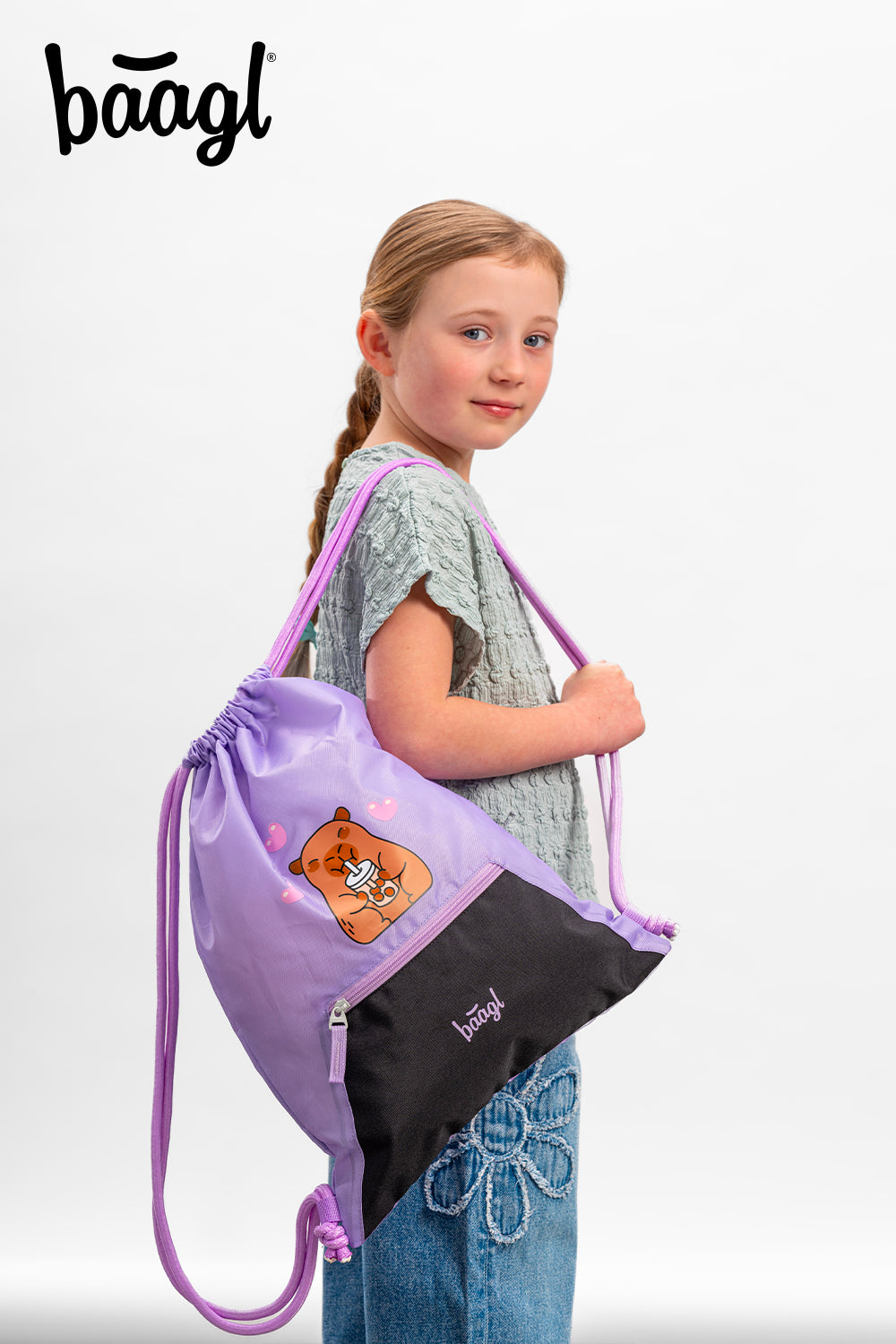 baagl-capybara-sac-de-gym-poche-zipp-e-mousqueton image 5
