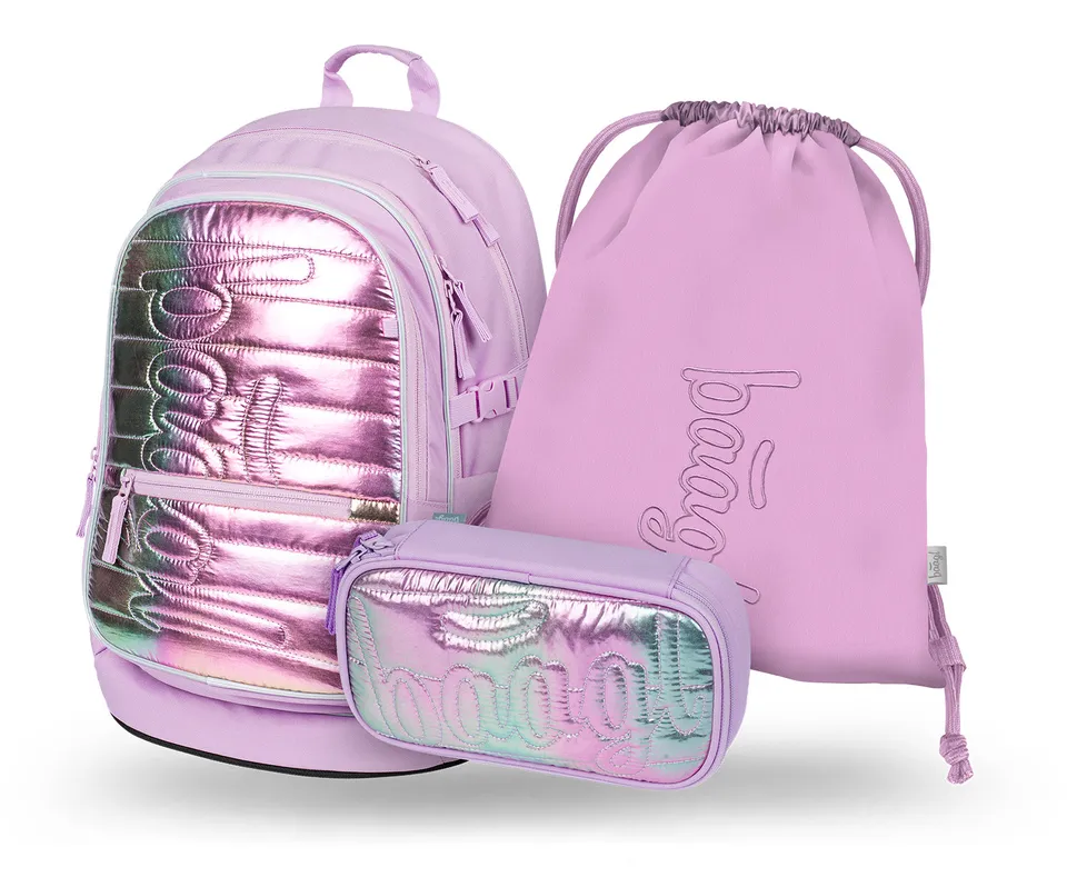 baagl-core-lavender-cartable-25-l-trousse-lavande image 1