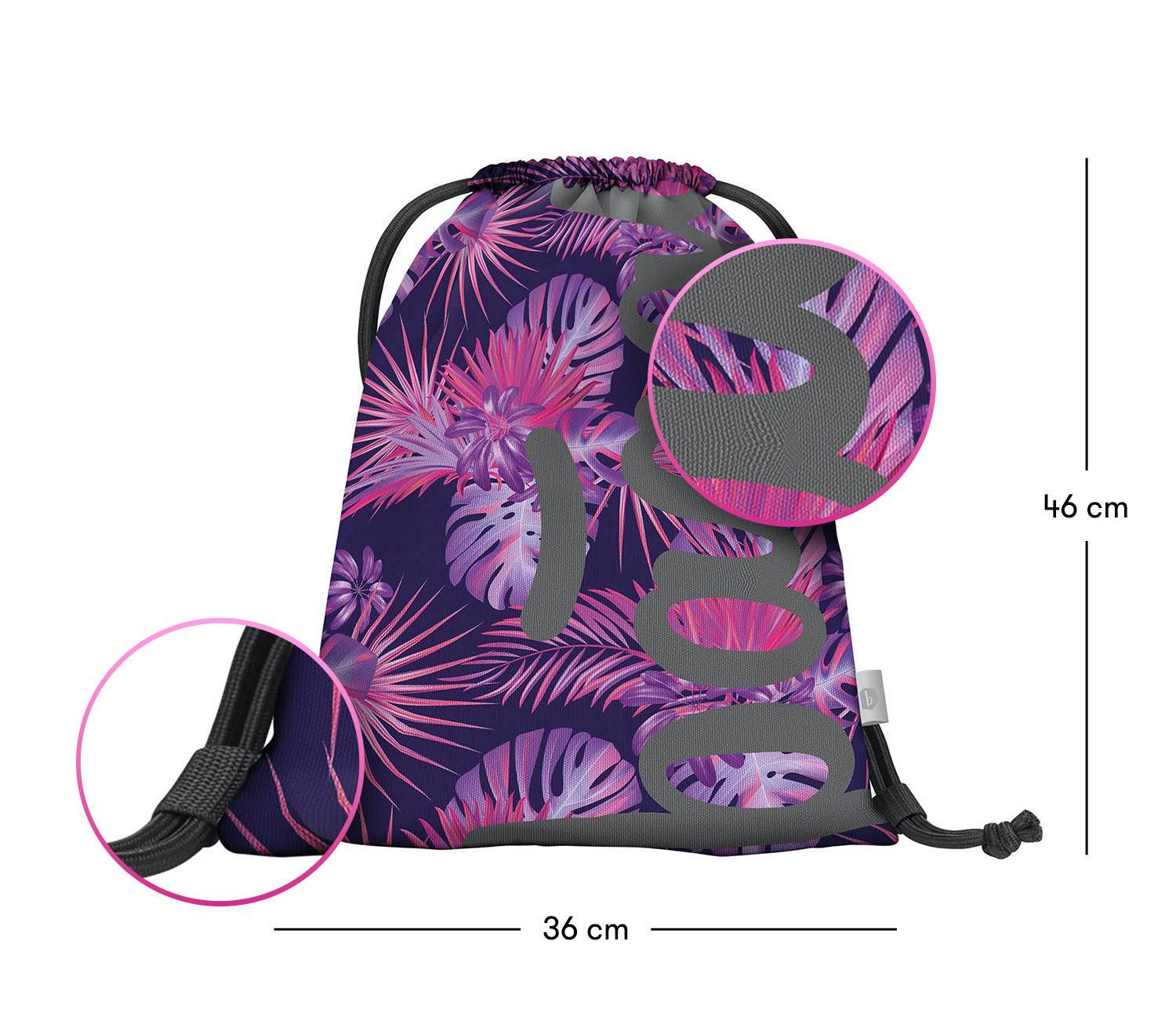 baagl-skate-violet-sac-gym-logo-lumineux image 3