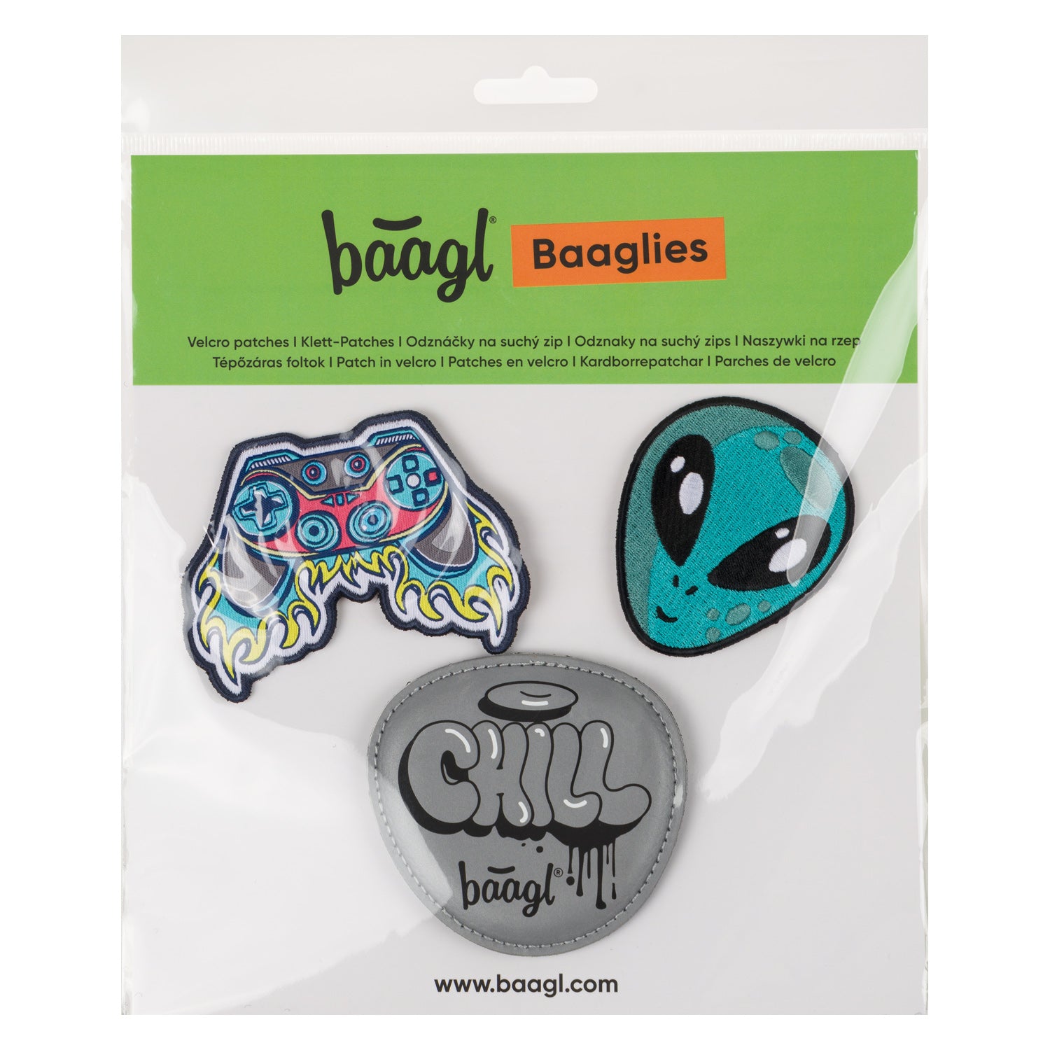 baagl-baaglies-chill-patch-velcro-cartable-3-pcs image 4