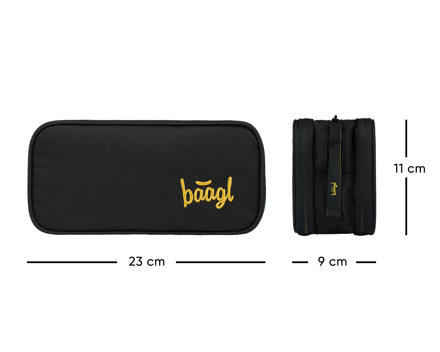 baagl-big-black-tui-tudiant-trousse-3-zips-noir image 7