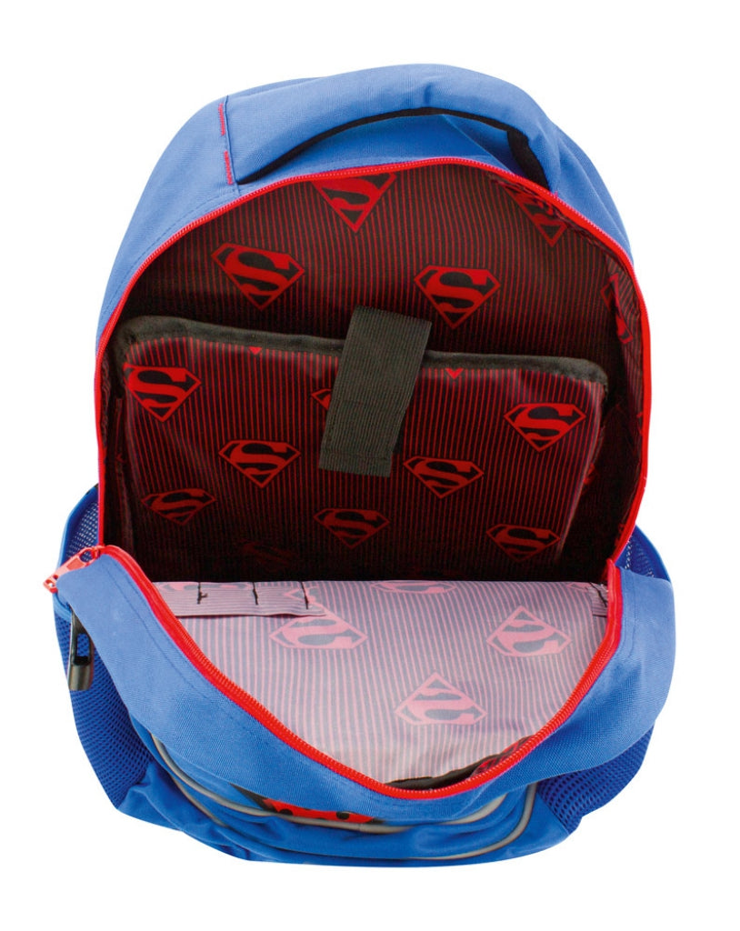 baagl-sac-dos-superman-pop-2-compartiments-housse-pluie image 7