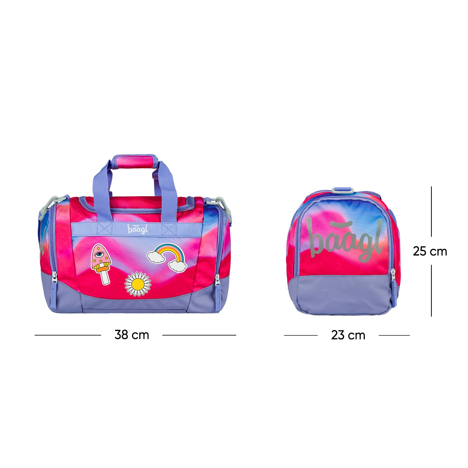 baagl-rainbow-red-sac-de-sport-enfant image 7