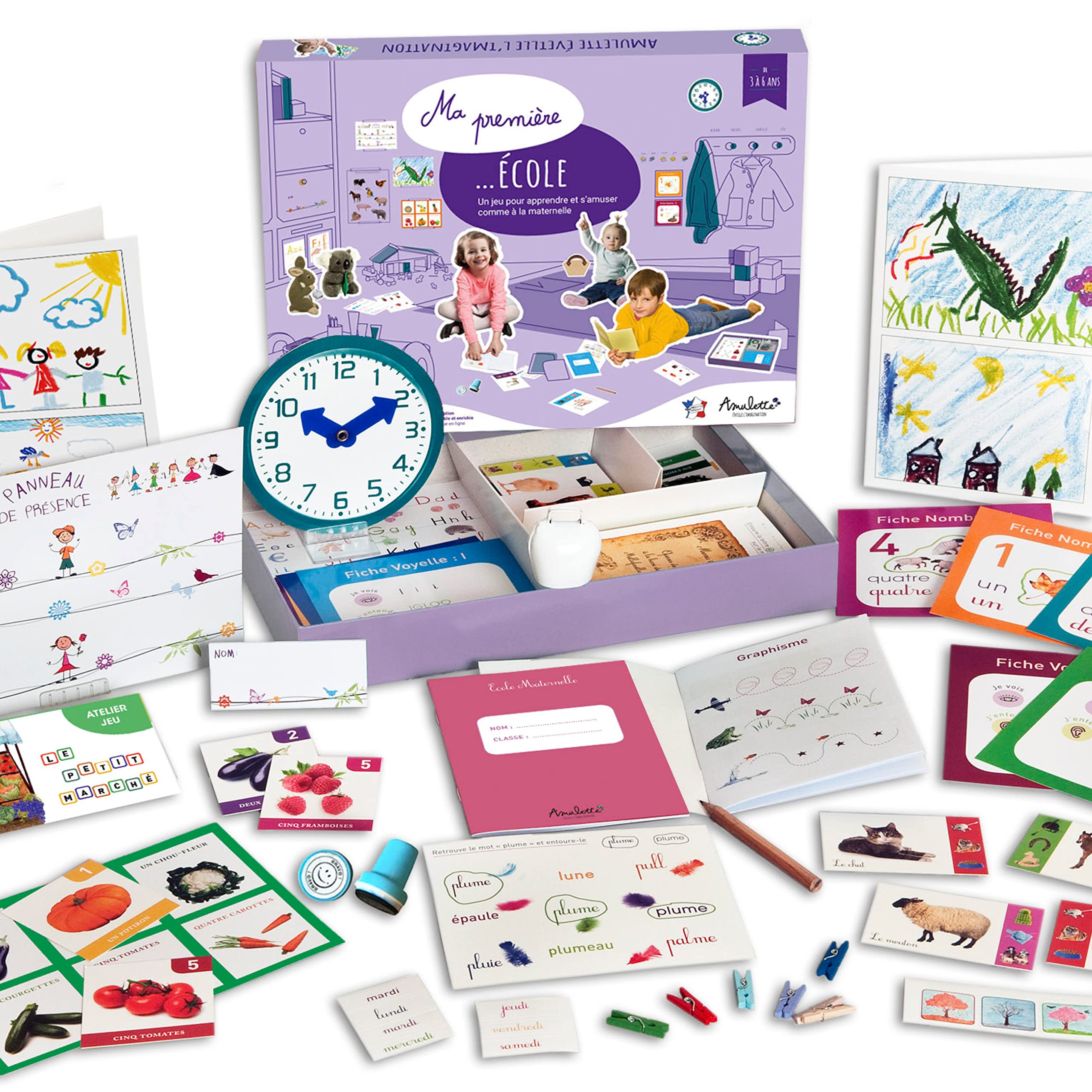 amulette-ma-premi-re-cole-coffret-jeu-ducatif-3-6-ans-60-accessoires image 1