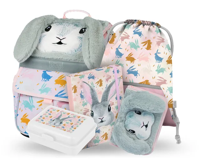 baagl-zippy-bunny-iii-cartable-3-pi-ces-fille-18-l image 1