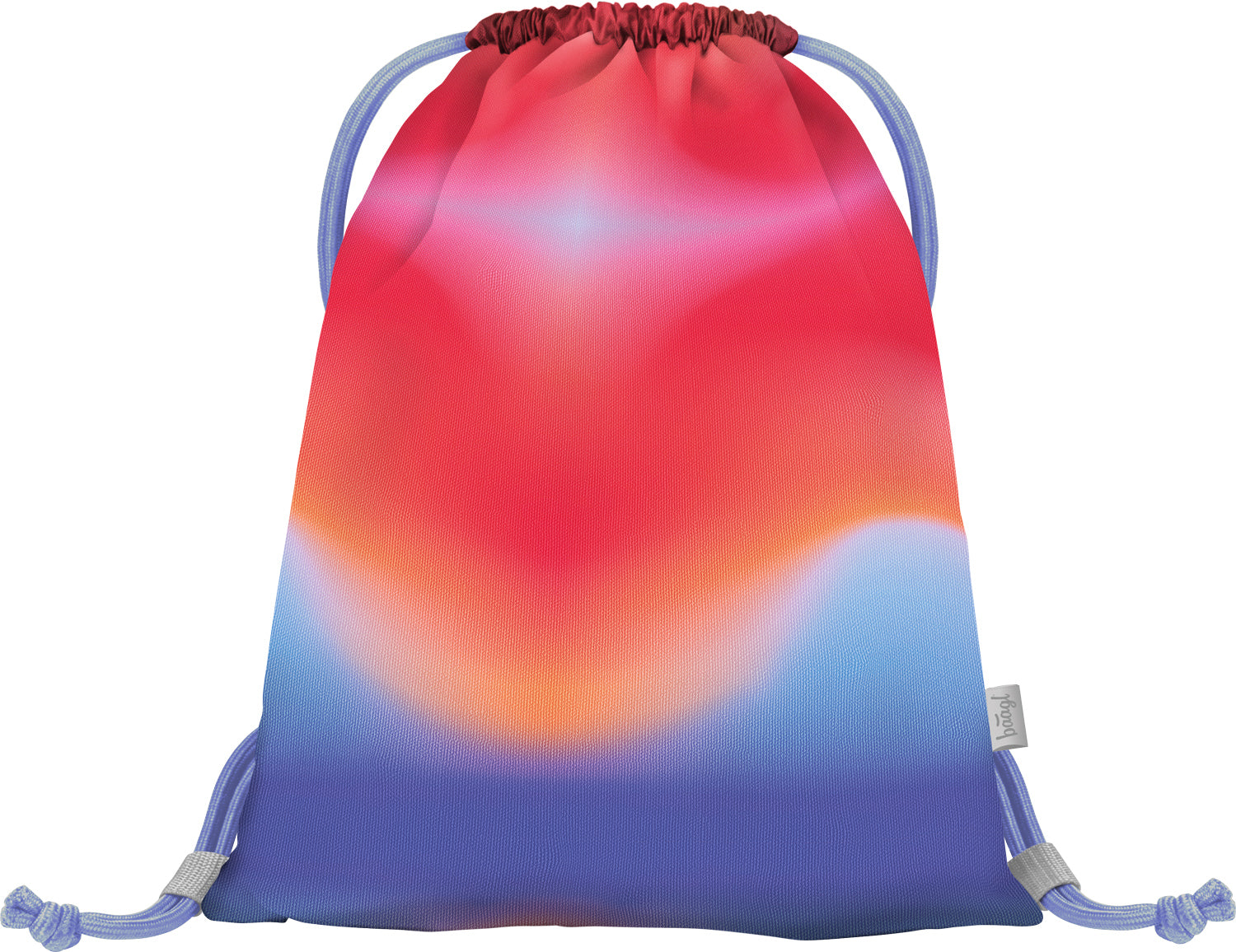 baagl-gym-sacks-rainbow-red-sac-gym-poche-zipp-e image 2