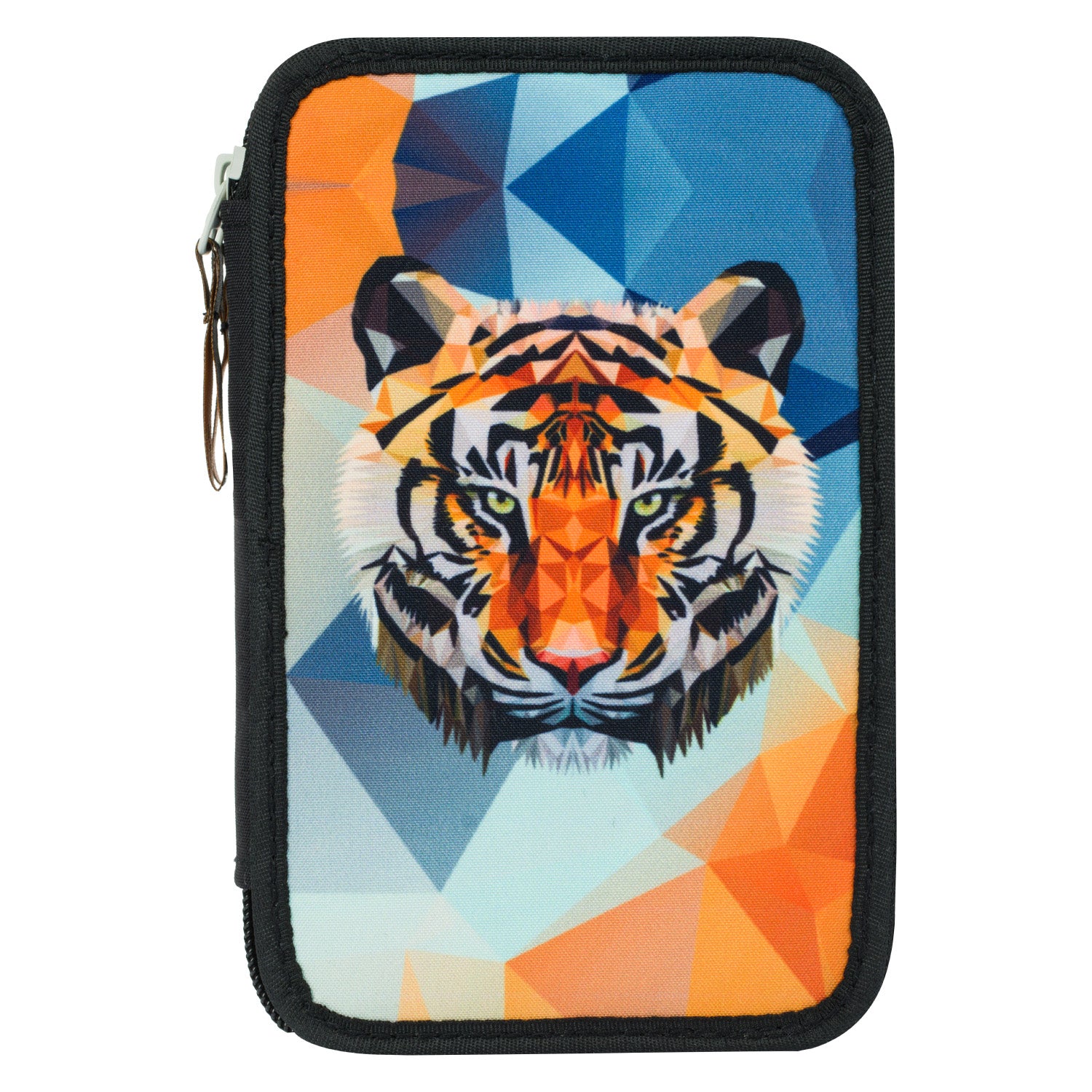 baagl-tiger-trousse-scolaire-double-compartiment-tigre-vide image 2