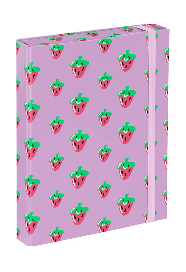 baagl-notebook-folders-a5-chemise-lavender-lastique image 1
