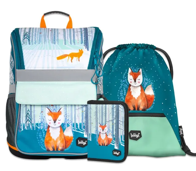 baagl-zippy-foxie-ensemble-scolaire-cartable-17-l image 1